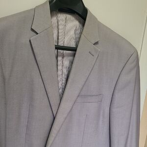 Chaps Light Gray Men's Blazer - Single-Breasted Sport Coat